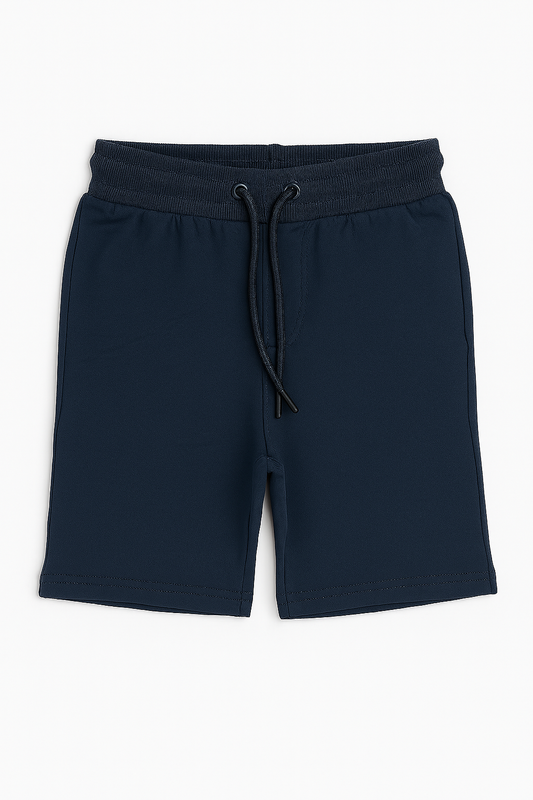 Boys French Terry Shorts 100% Cotton– Navy
