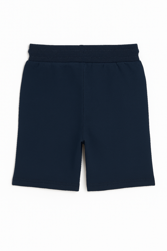 Boys French Terry Shorts 100% Cotton– Navy