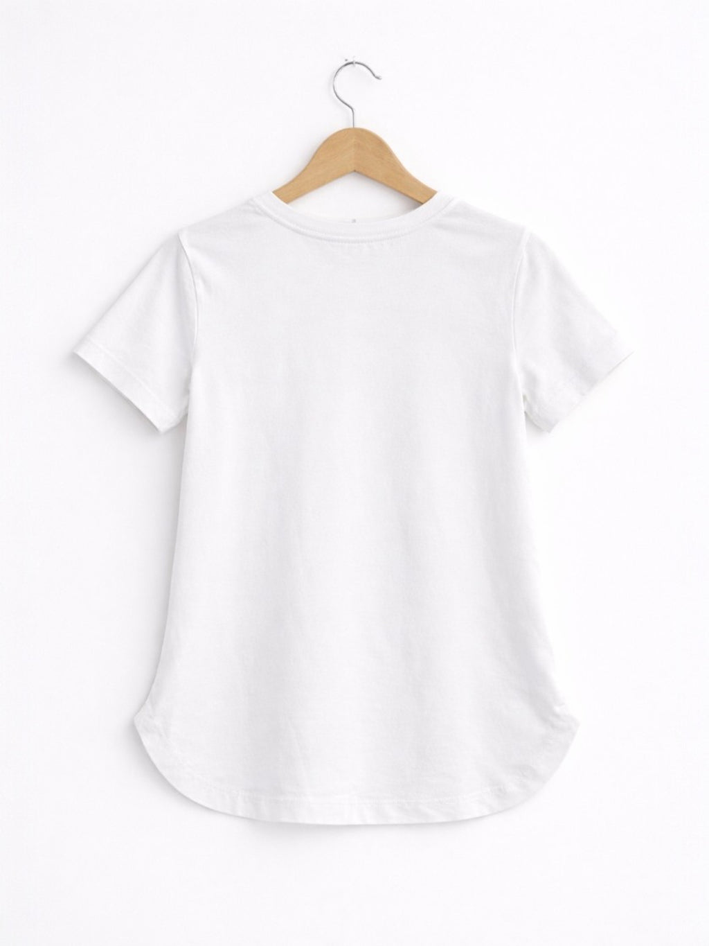 Girls Miami Graphic Embellished T-Shirt (White- Relaxed Fit)