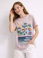Girls French Riviera Embellished T-Shirt (Relaxed Fit)