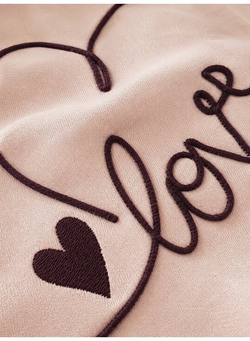 Girls Heart Graphic Pullover