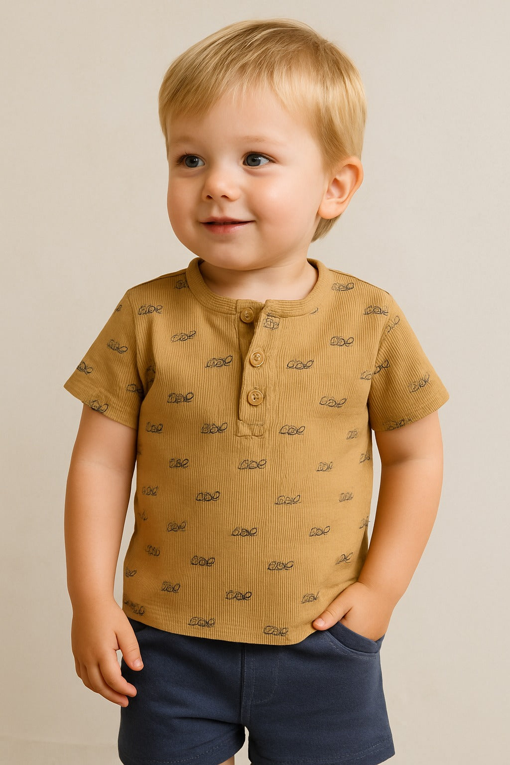 Dirkje Boys Set - AOP T-shirt & Shorts