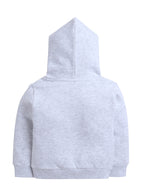 Girls Œroar” Tiger Fleece Hoodie “ Grey