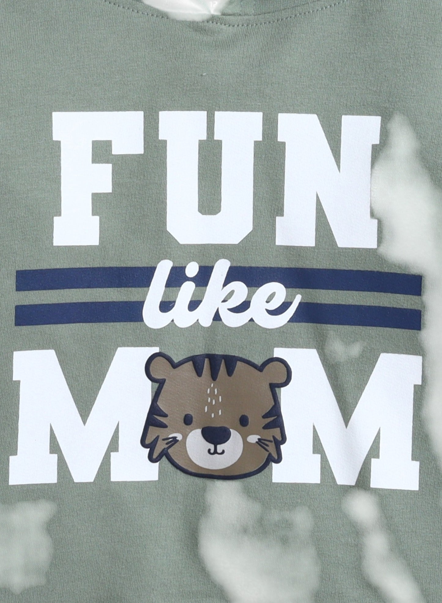 Baby Boys’ 2-Piece Set – “Fun Like Mom” Hoodie & Joggers Set