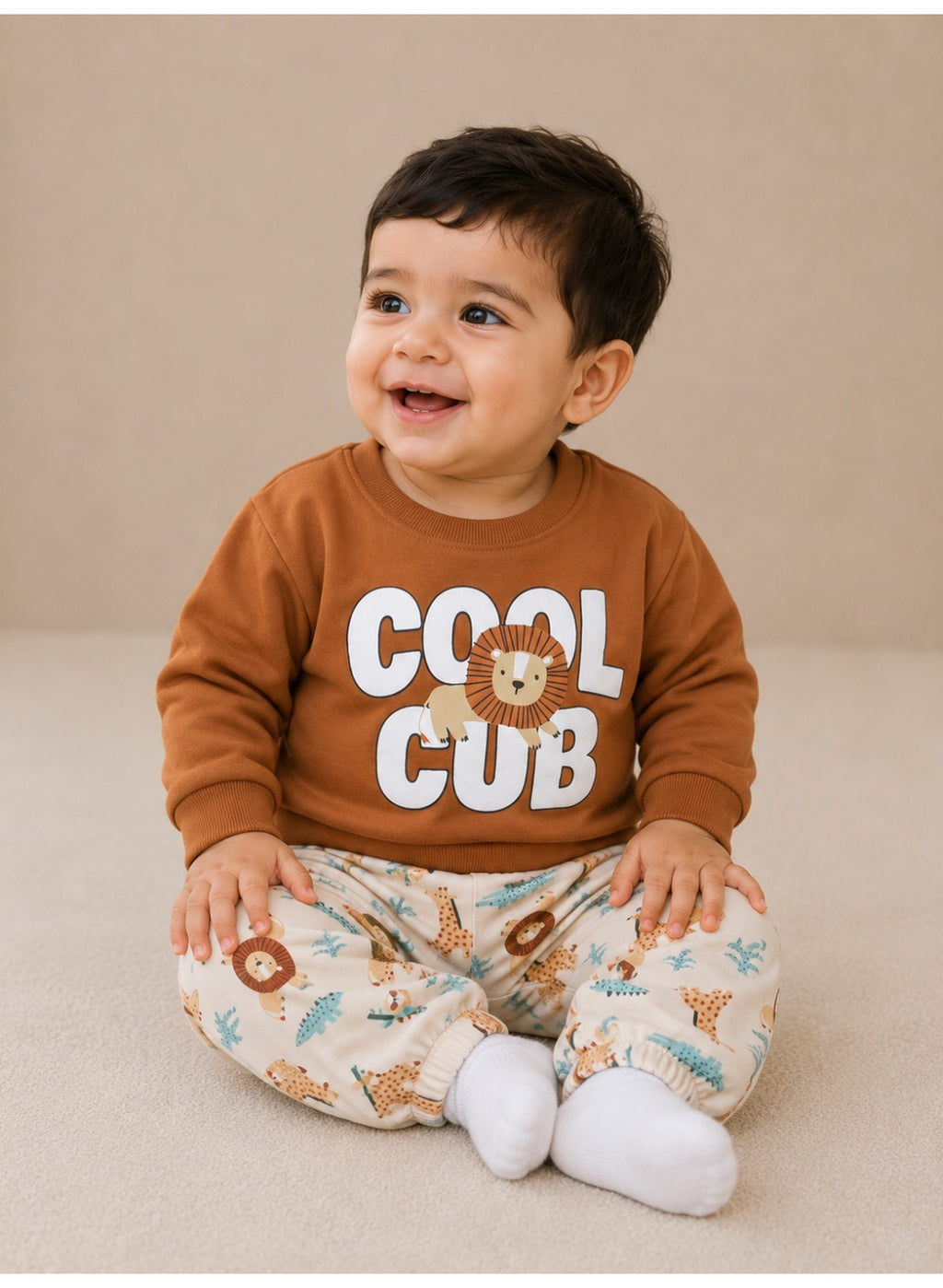 Boys 2-Piece Graphic Sweatshirt & Printed Jogger Pants Set
