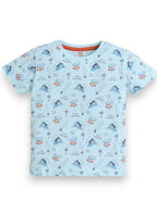 Victor And Jane - All-Over Printed T-Shirt And Pyjama Set