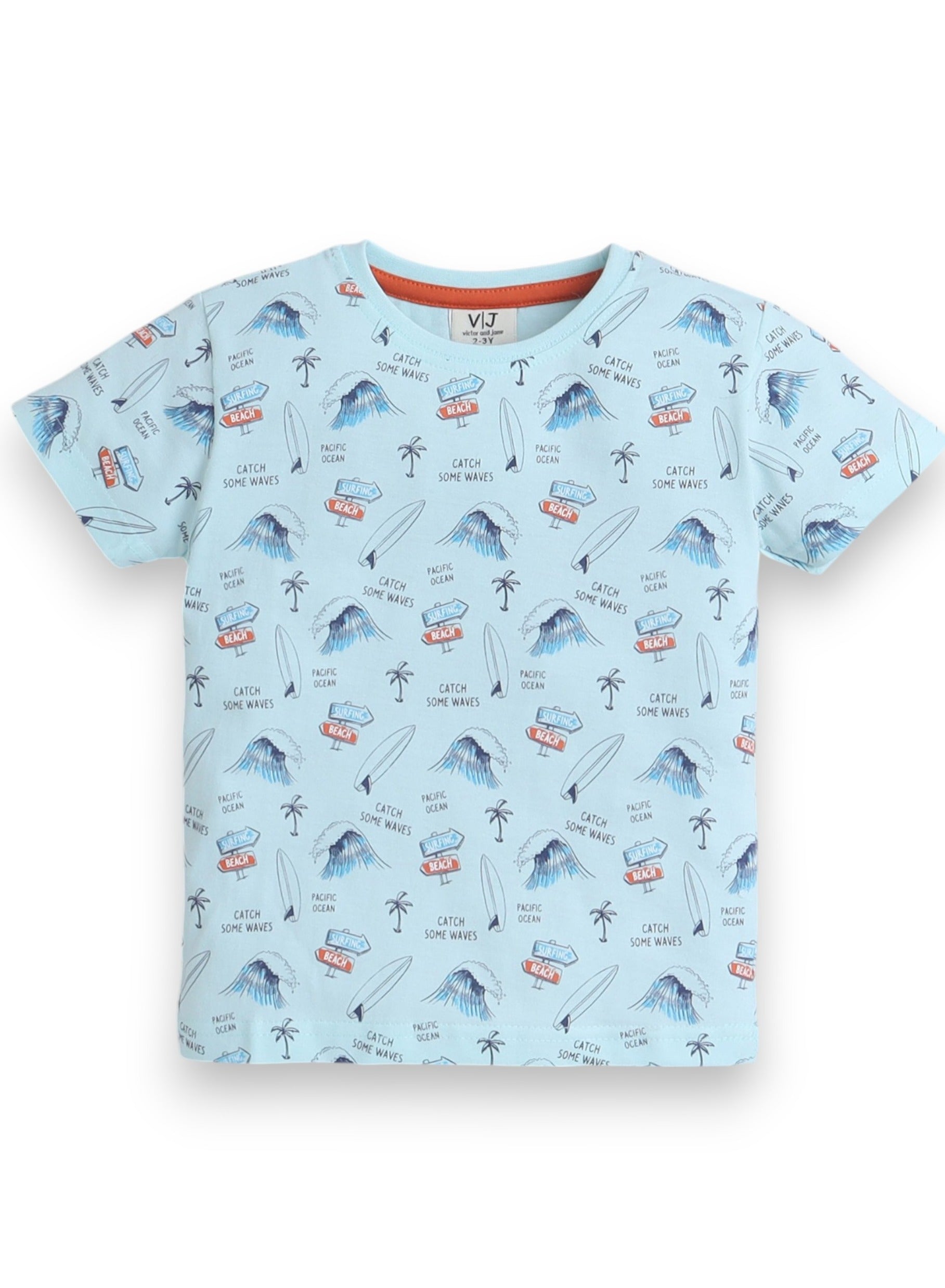 Victor And Jane - All-Over Printed T-Shirt And Pyjama Set