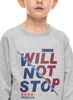 Boys' 2-Piece Sweatshirt And Jogger Set (2 -8 Yrs) Grey