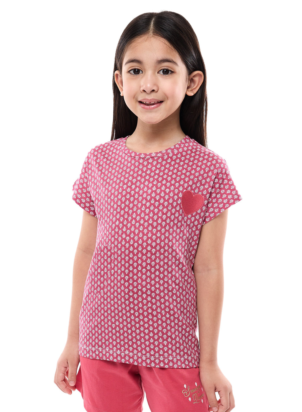 Victor And Jane Girls' Pj Set “ Soft Shorts And Top Sleepwear Set