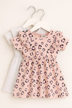 Victor And Jane - All-Over Printed Ruffle Dress (Pack Of 2)