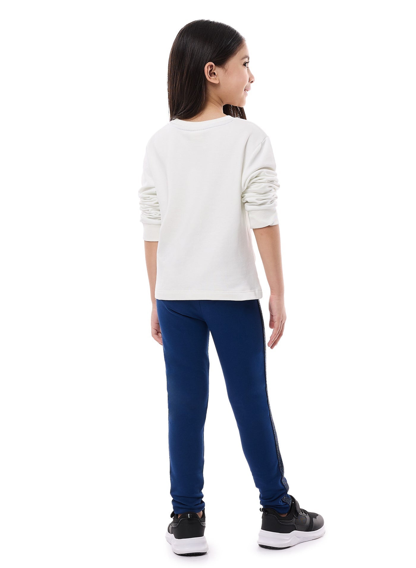 Girls 2-Piece Set - Sweat-Top And Leggings