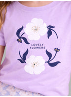 Girls Graphic T Shirt Set