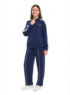 Girls’ Navy Track Set “ Zip-Up Jacket & Joggers