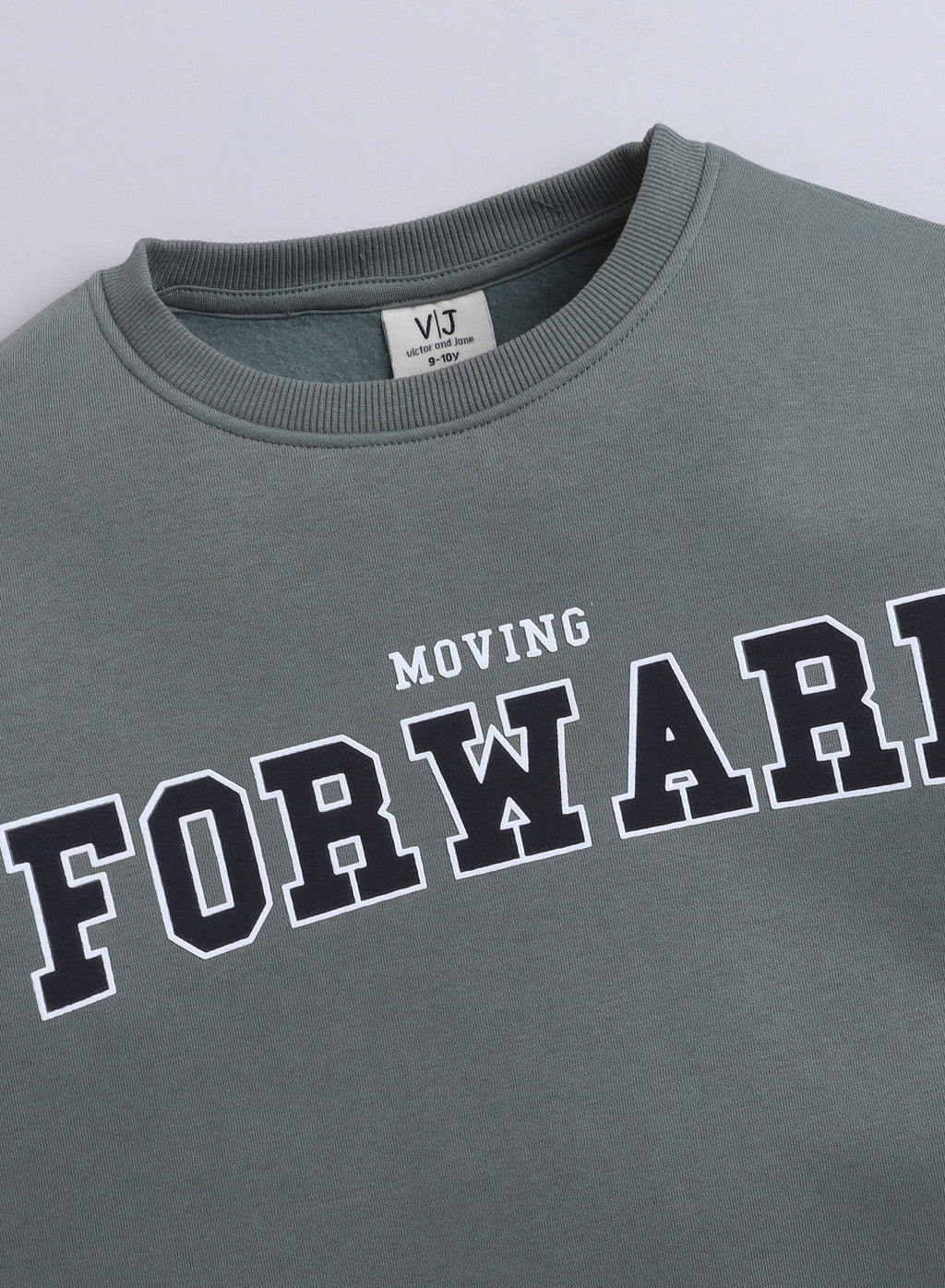 Boys' Olive Green Œforward” Graphic Sweatshirt