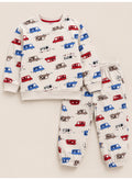 Boys 2-Piece All-Over Print Sweatshirt & Jogger Pants Set