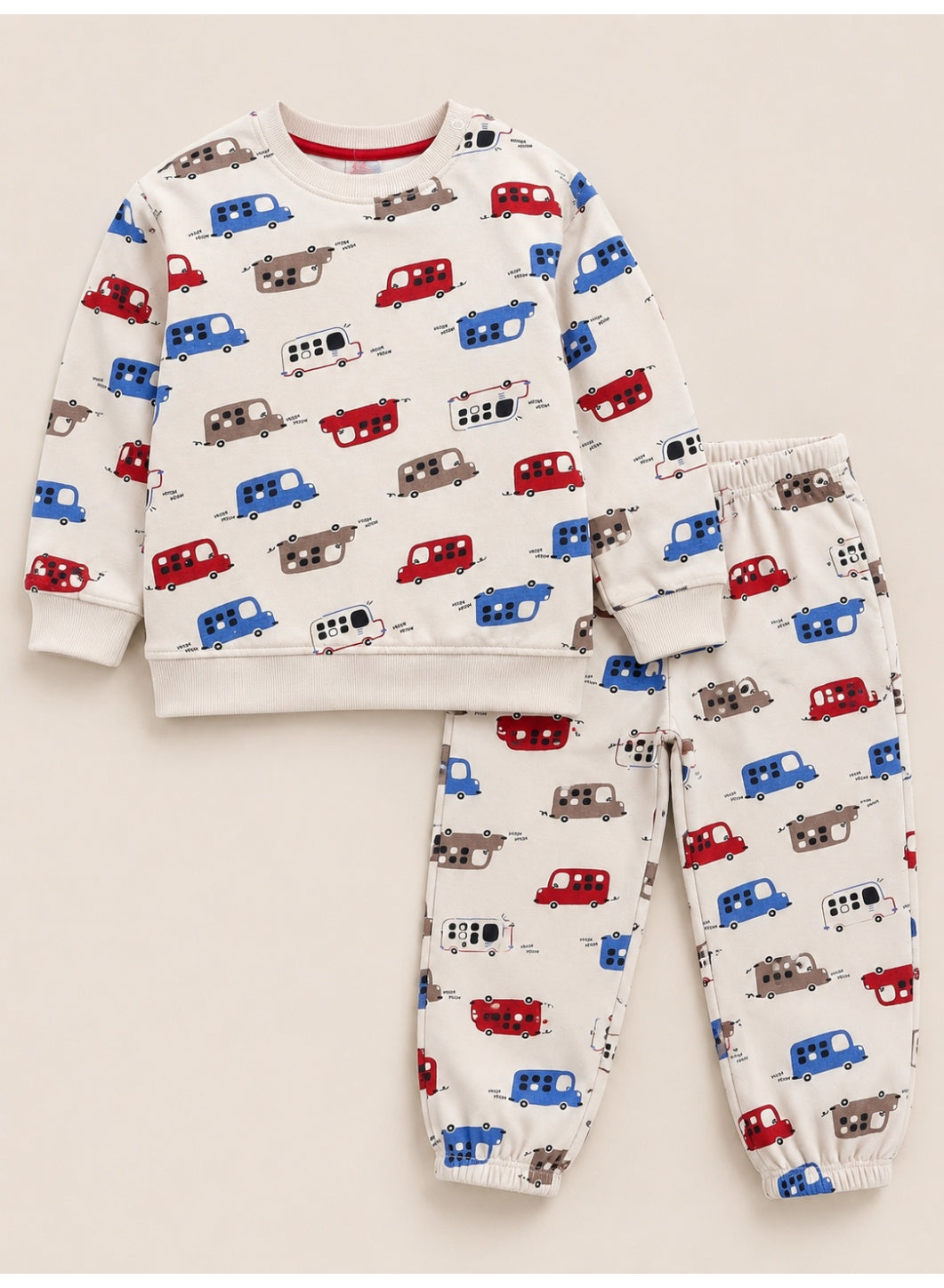 Boys 2-Piece All-Over Print Sweatshirt & Jogger Pants Set