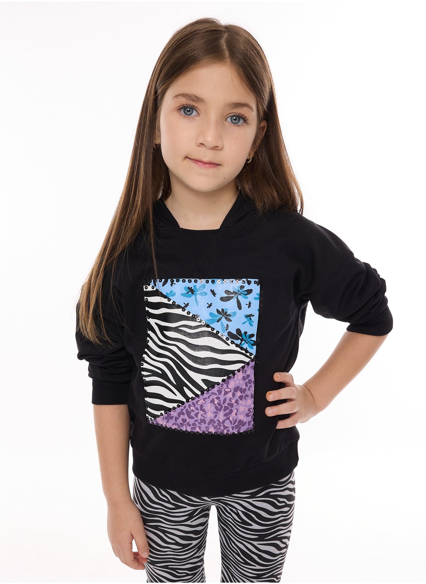 Girls 2 Pc Set - Hoodie With Matching Leggings