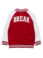 Boys' Trendy Red & White Sports Tracksuit “ Break The Rule Print