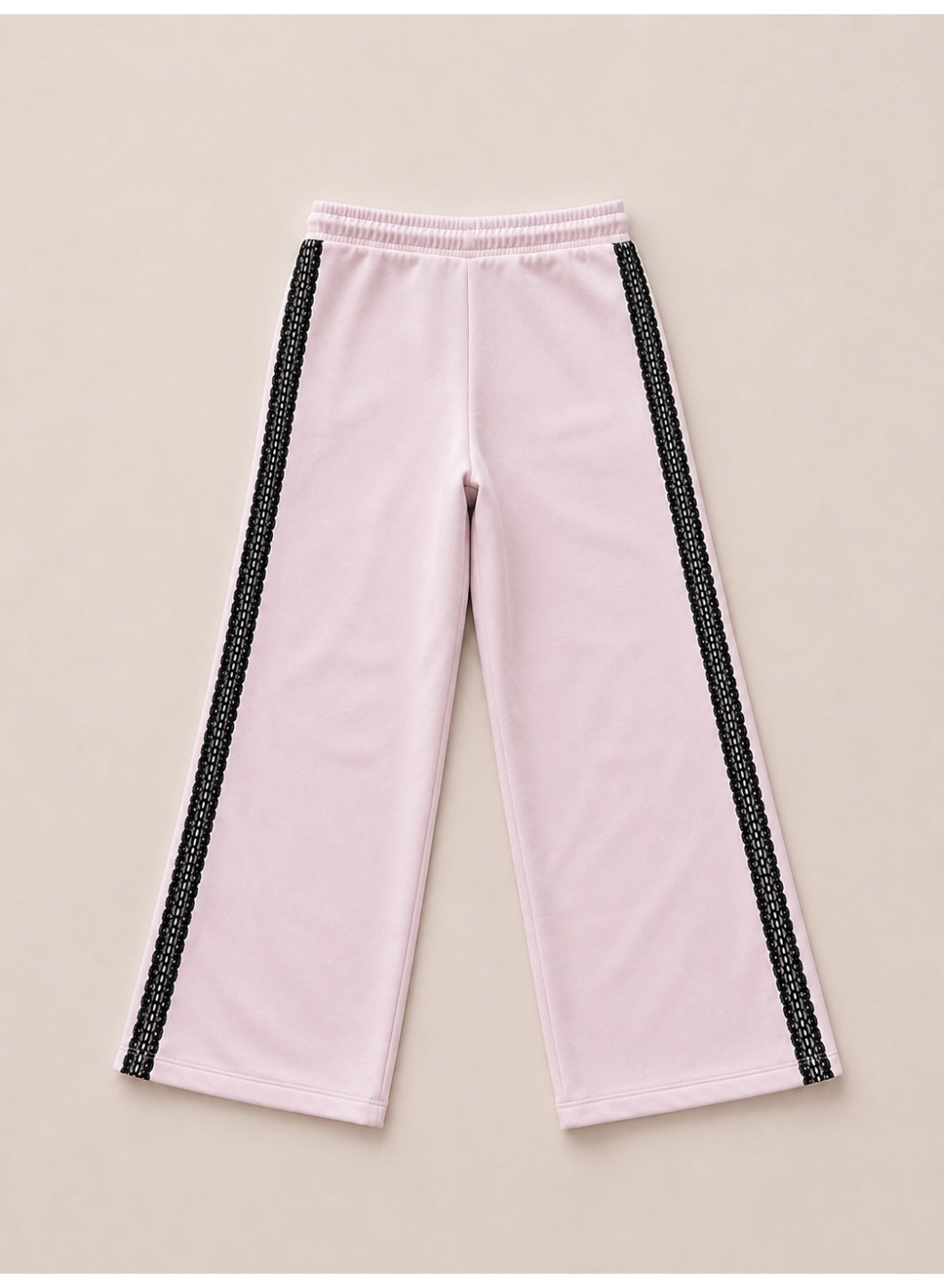 Girls Full Zip Sweatshirt and Wide Leg Pants Set