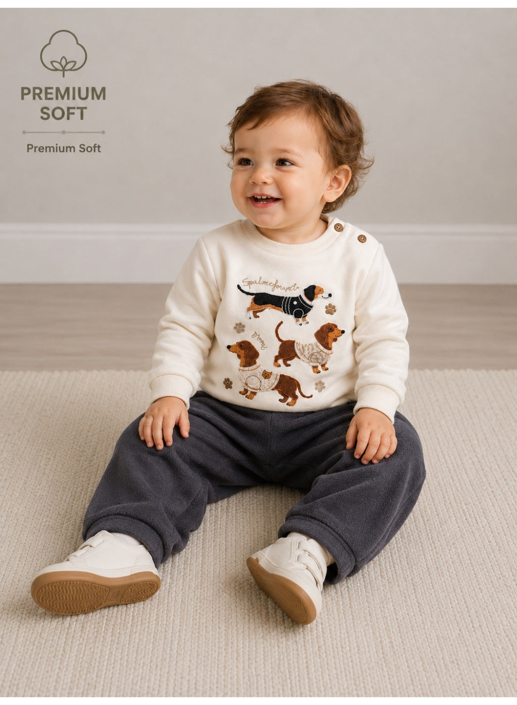Boys 2-Piece Sweatshirt & Cargo Pants Set