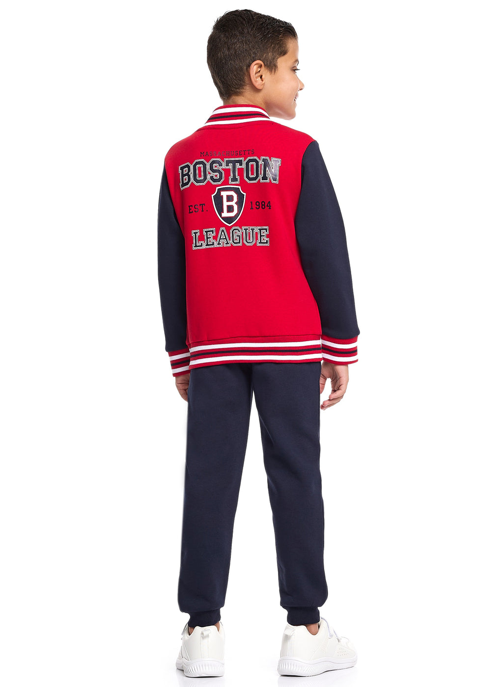 Boys’ 2-Piece Zipper Jacket &Amp; Jogger Set