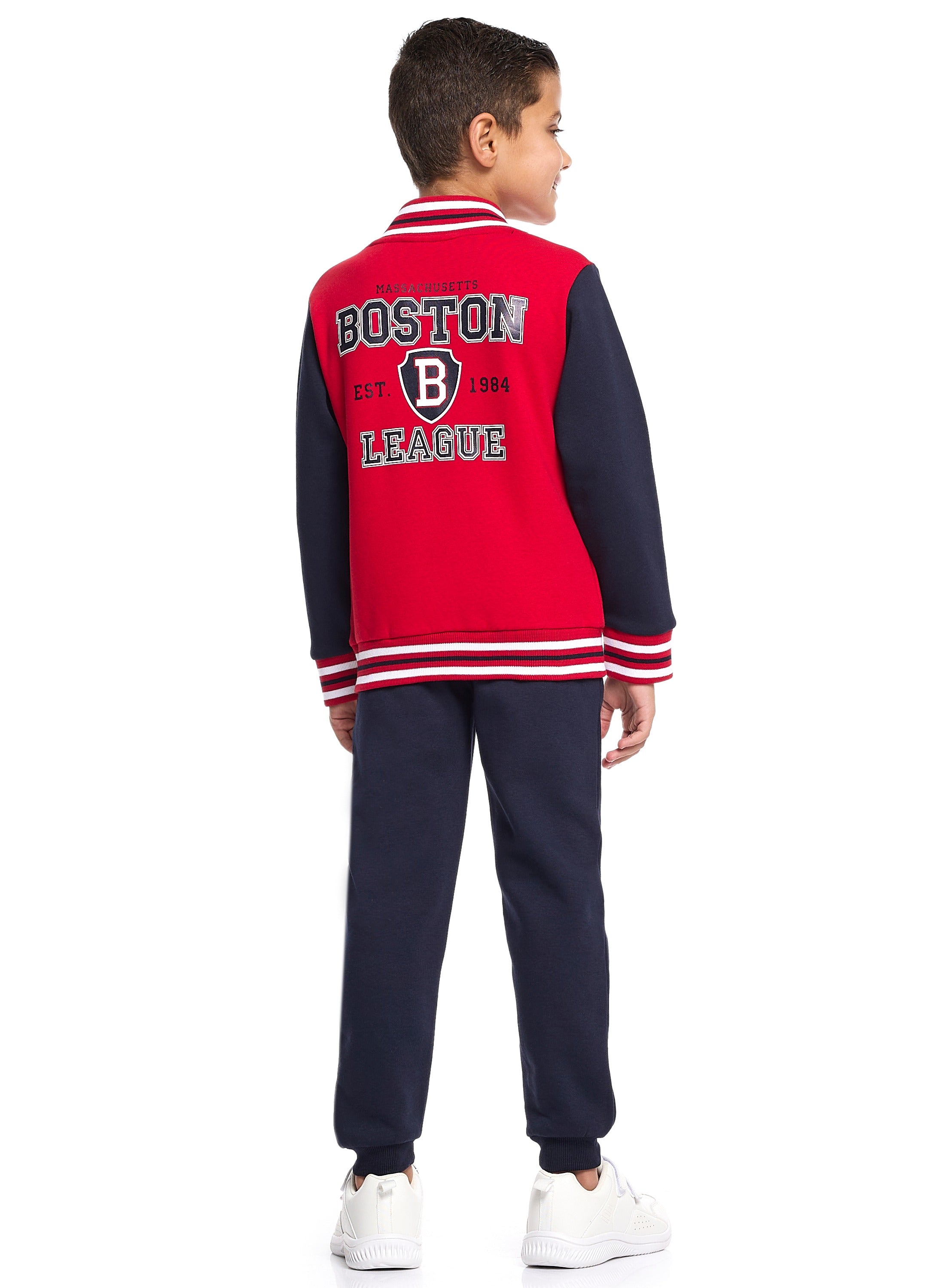 Boys’ 2-Piece Zipper Jacket &Amp; Jogger Set