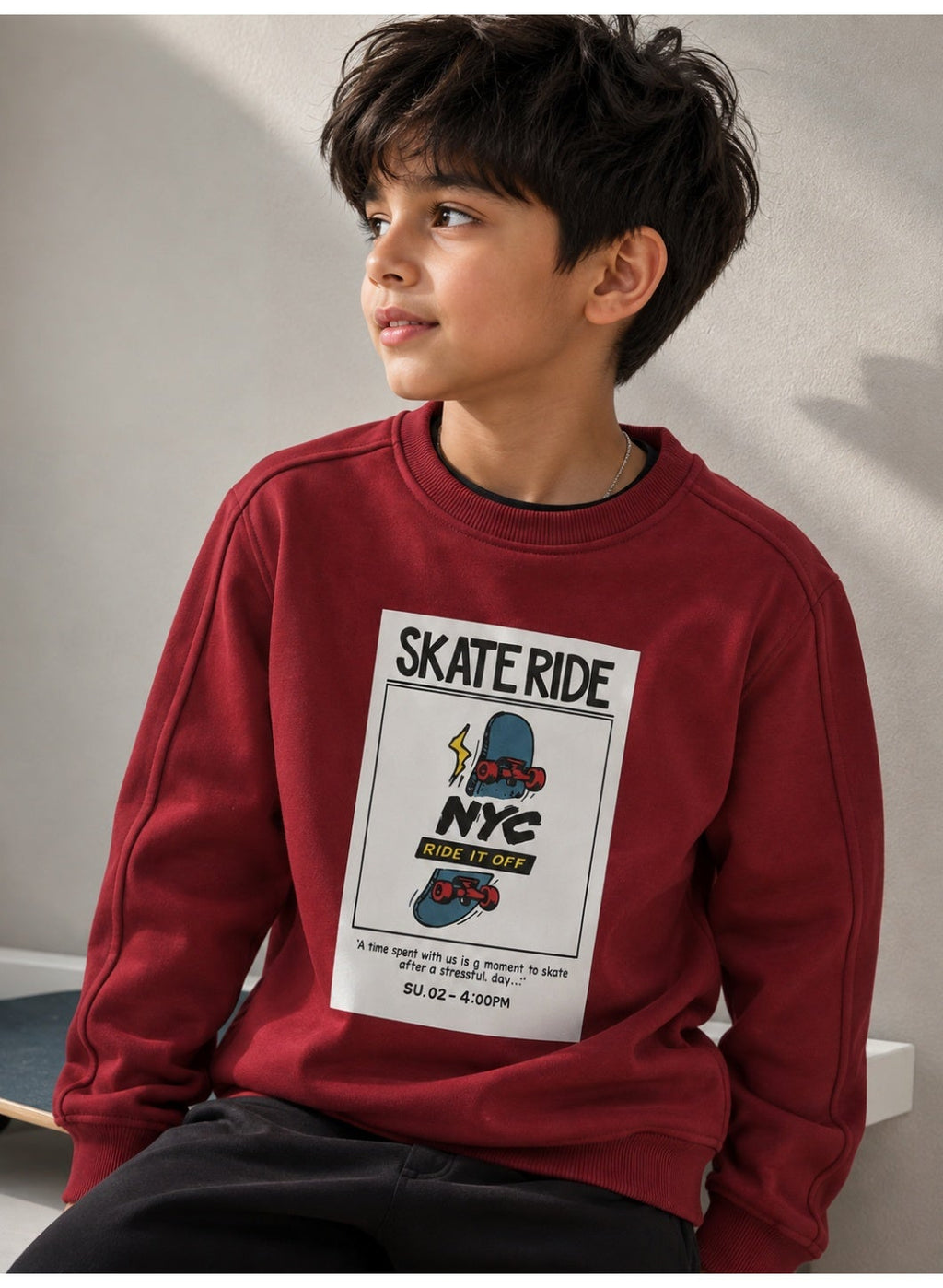 Boys’ Graphic Pullover