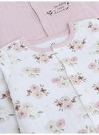 Baby Girls Quilted Footed Coverall 2-Piece Pack