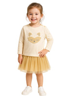 Girls Skirt Top Set