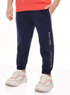 Girls- Floral Embroidered Hoodie With Matching Joggers