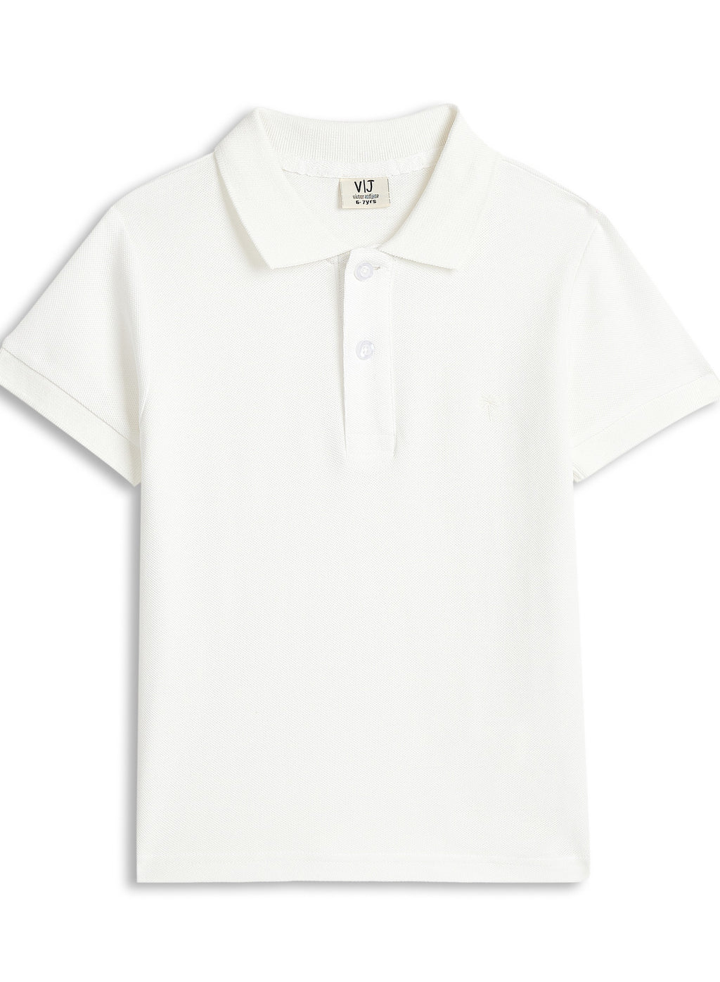 Junior Boys' Polo T-Shirt “ White