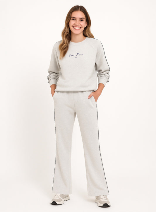 Girls’ 2-Piece Stretch Ribbed Lounge Set