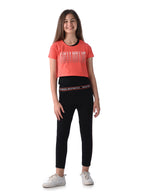 Victor And Jane Athleisure 2 Pc Set - Crop Tank Top With Matching Stylish Leggings
