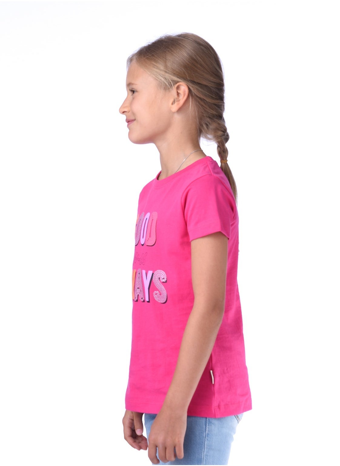Victor And Jane Good Always Graphic T-Shirt - Pink