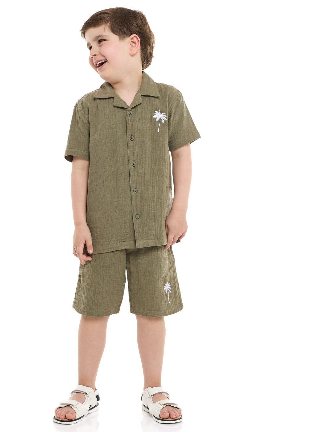 Boys 2Pc Shirt Shorts Set