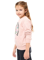 Graphic And Glitter Printed Sweatshirt