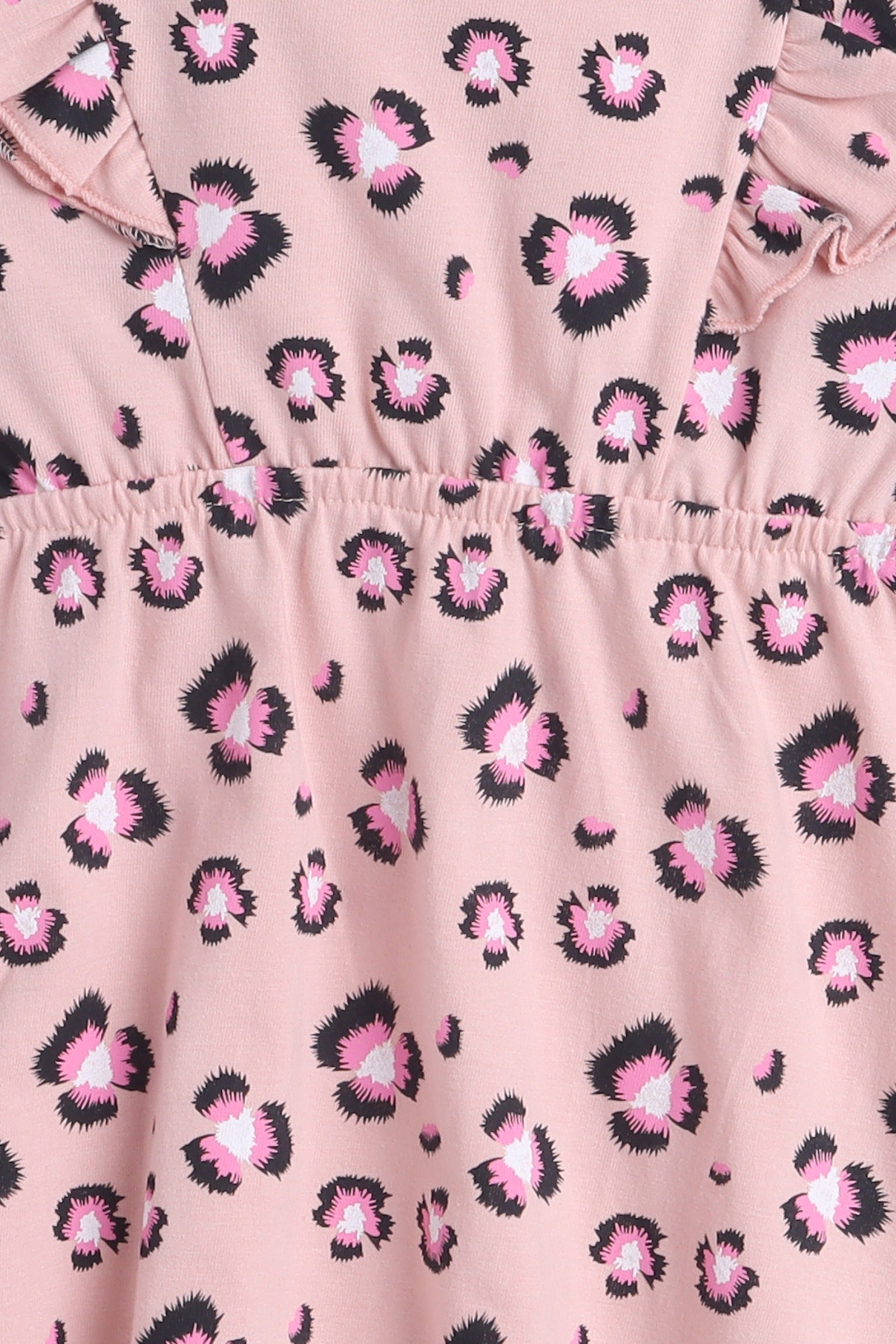 Victor And Jane - All-Over Printed Ruffle Dress (Pack Of 2)