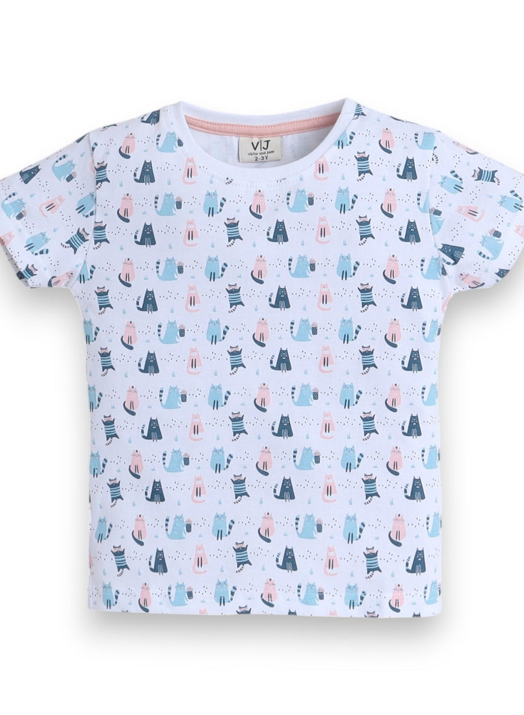 Victor And Jane - All-Over Printed T-Shirt And Pyjama Set