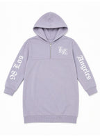 Girls Half Zip Sweatshirt Hoodie and Ribbed legging Set