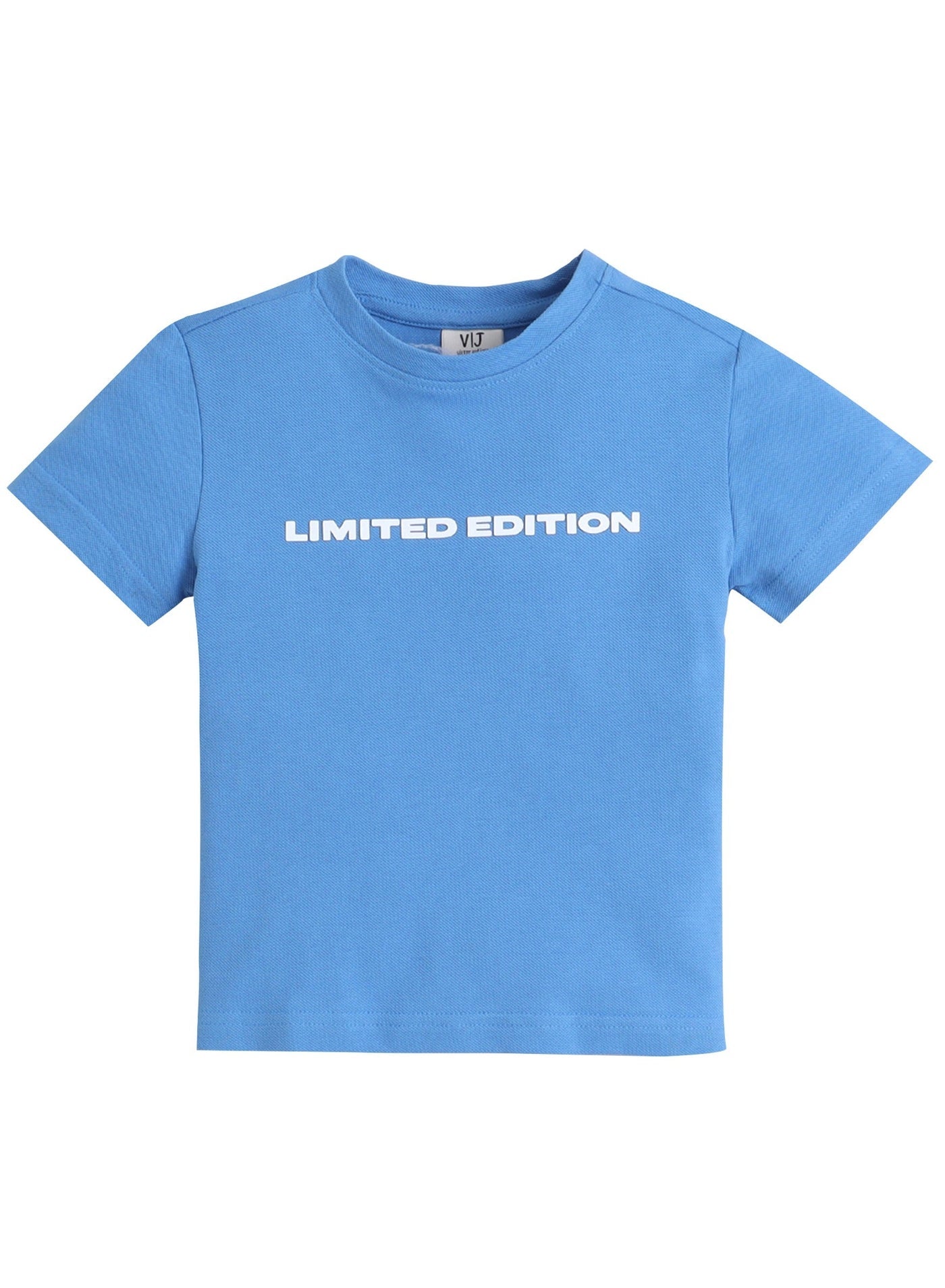 Boys' "LIMITED EDITION" Cotton T-Shirt – Blue (2Y-9Y)