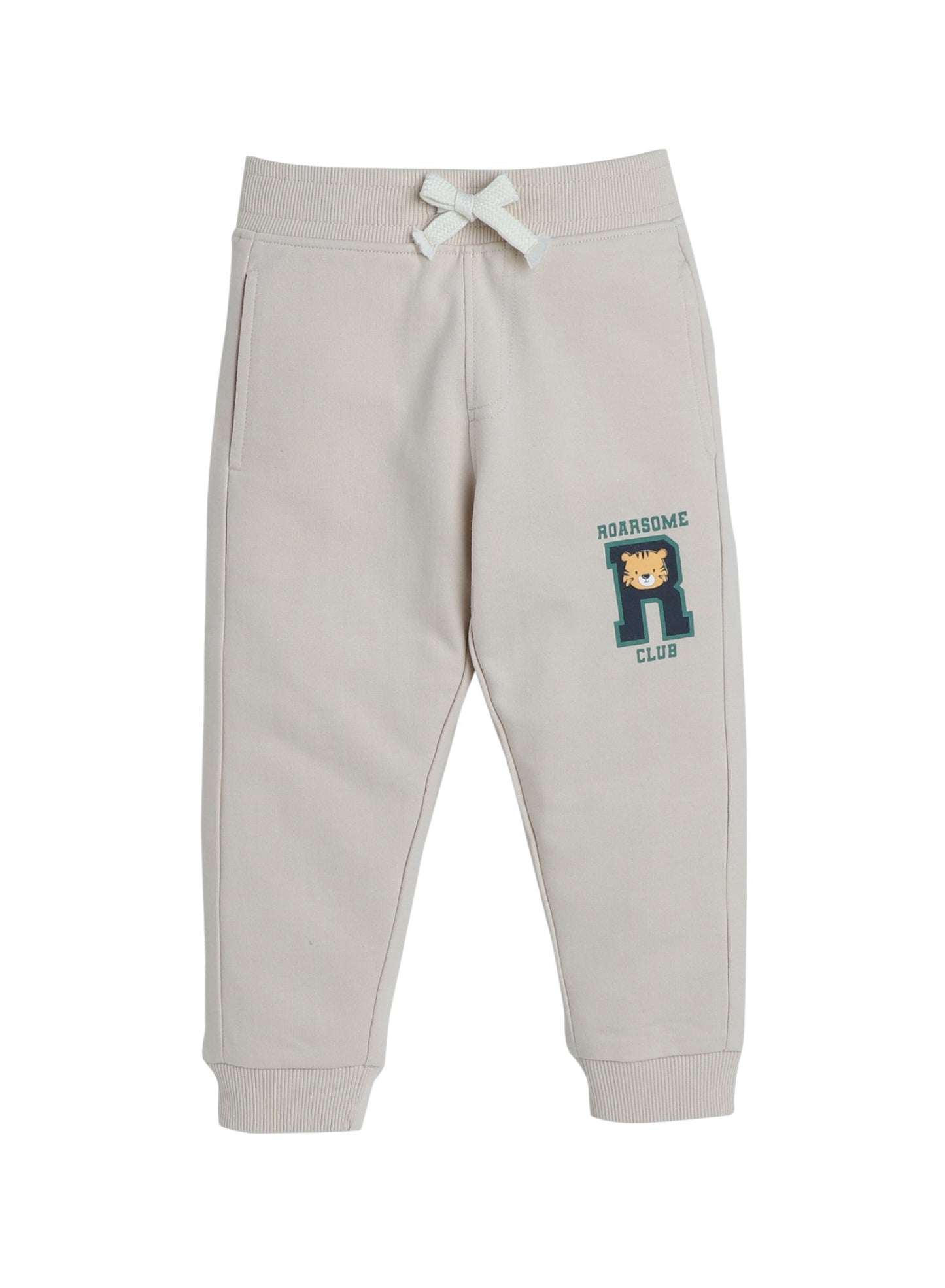 Baby Boys’ 2-Piece Fleece Set – “Roarsome Club” Sweatshirt & Joggers Set