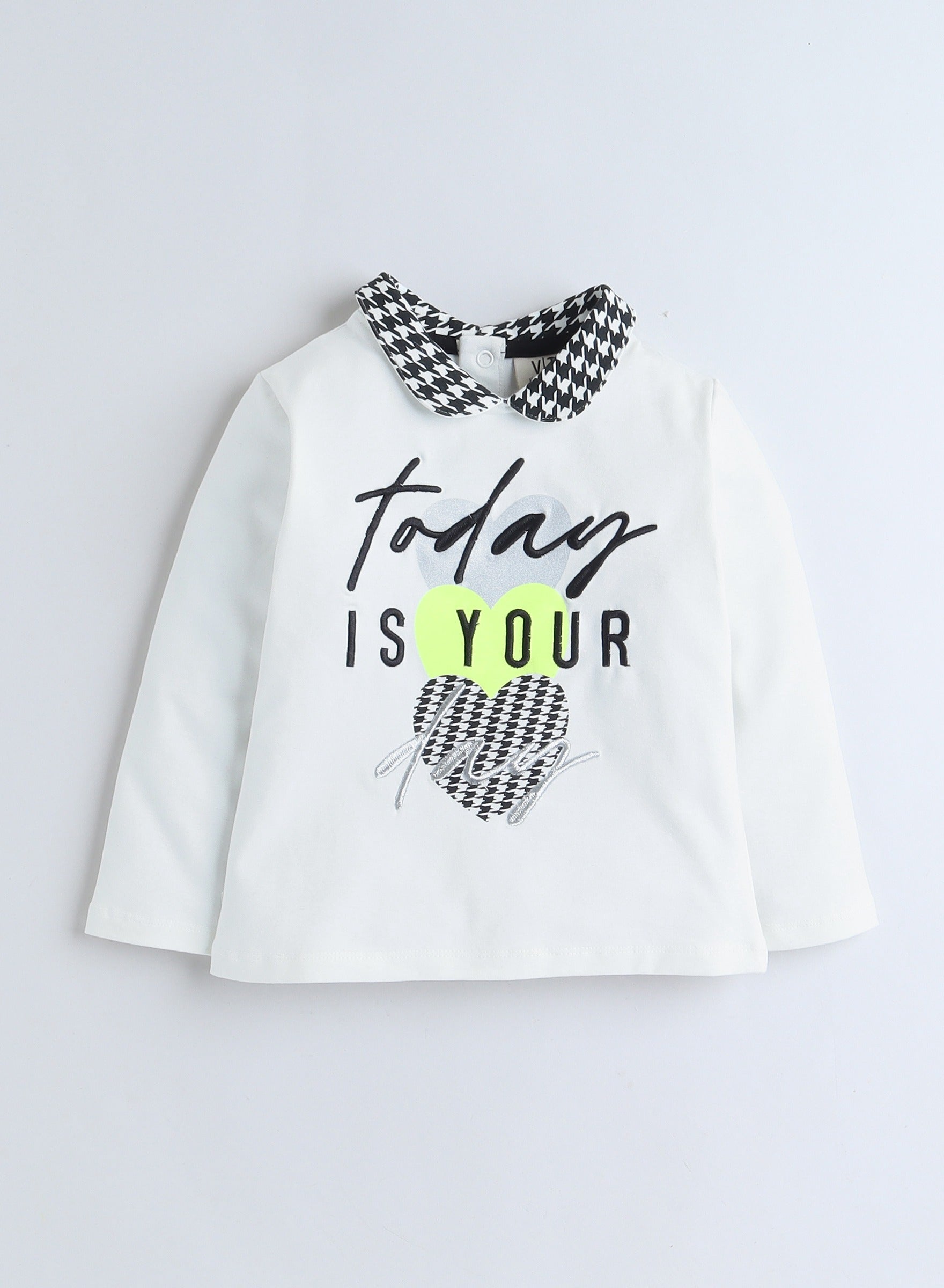 Glitter Printed Top With Legging - Set