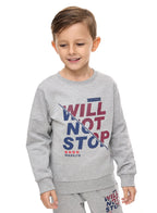 Boys' 2-Piece Sweatshirt And Jogger Set (2 -8 Yrs) Grey