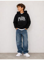 "Paris" Graphic  Sweatshirt Hoodie Top