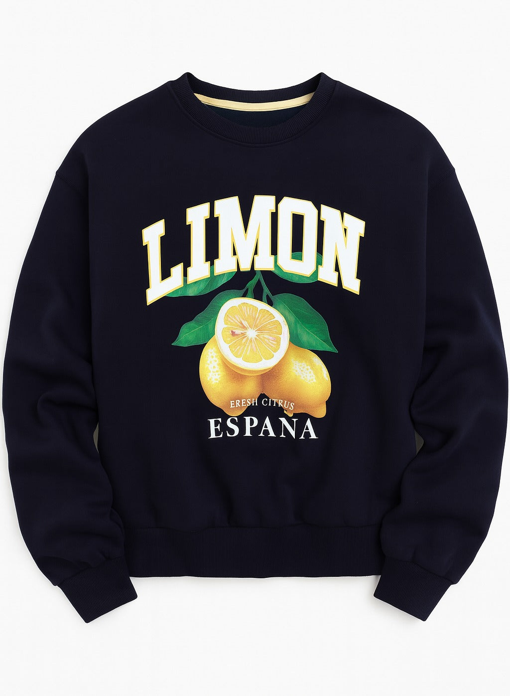 Limon Espaã±A Graphic Sweatshirt “ 100% Cotton Fleece | Puff Print