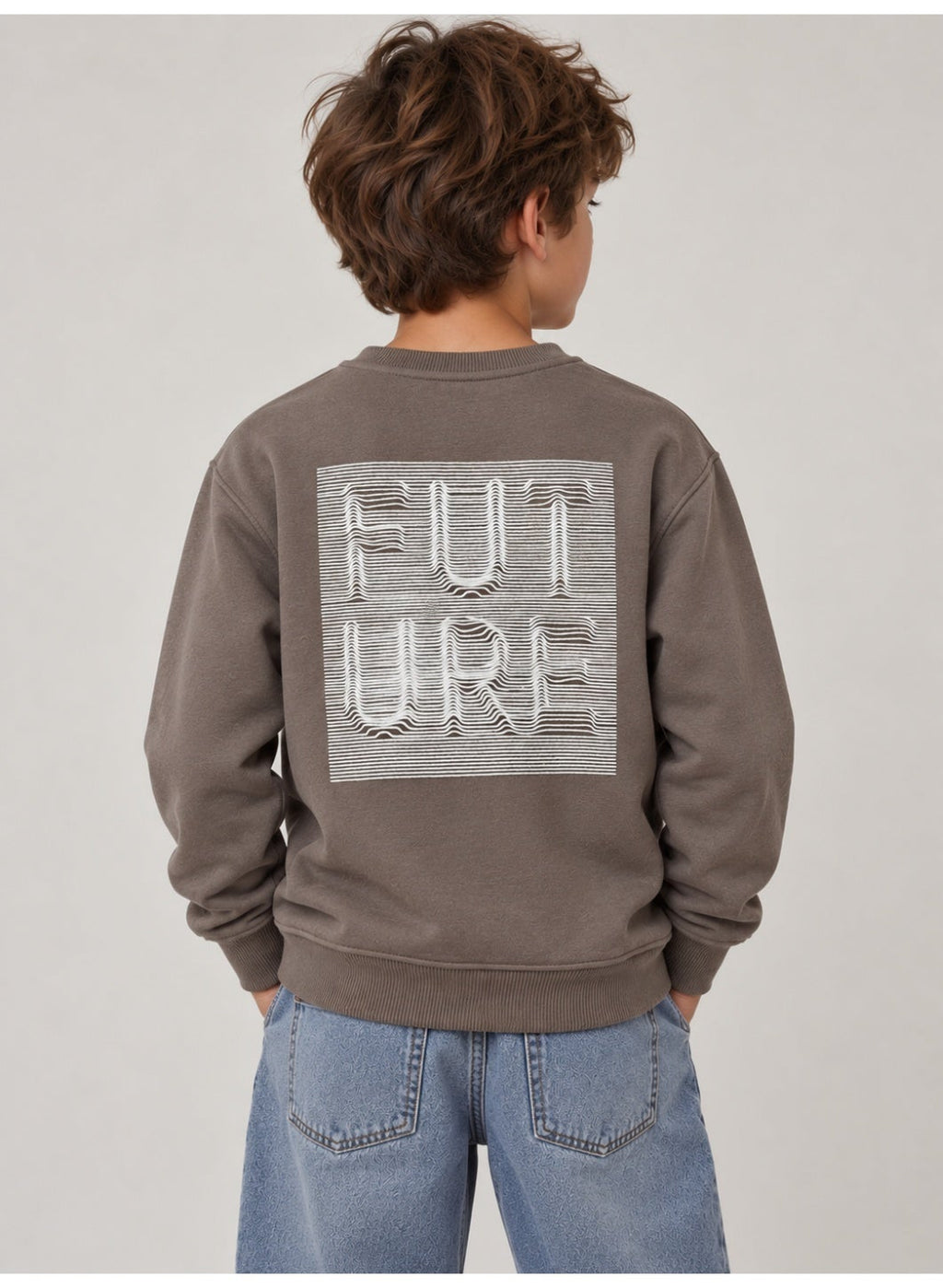 Boys’ Front and Back Graphic Sweatshirt