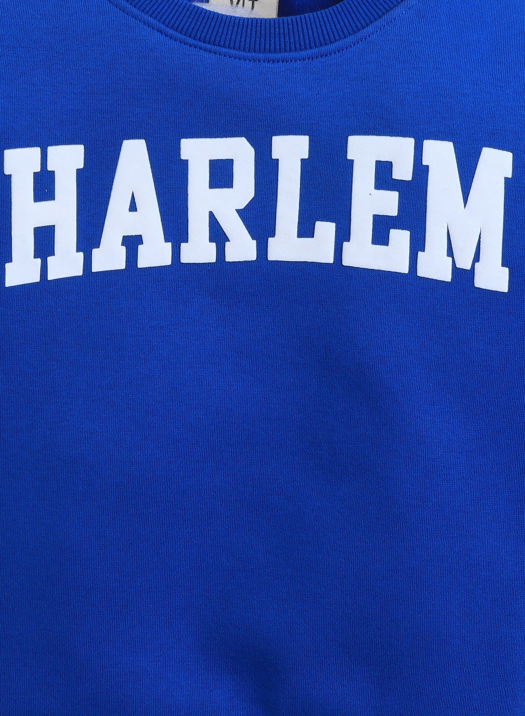 Boys' Blue "Harlem" Graphic Sweatshirt