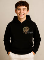 Boys' Black "Takigami Dragon" Graphic Hooded Sweatshirt