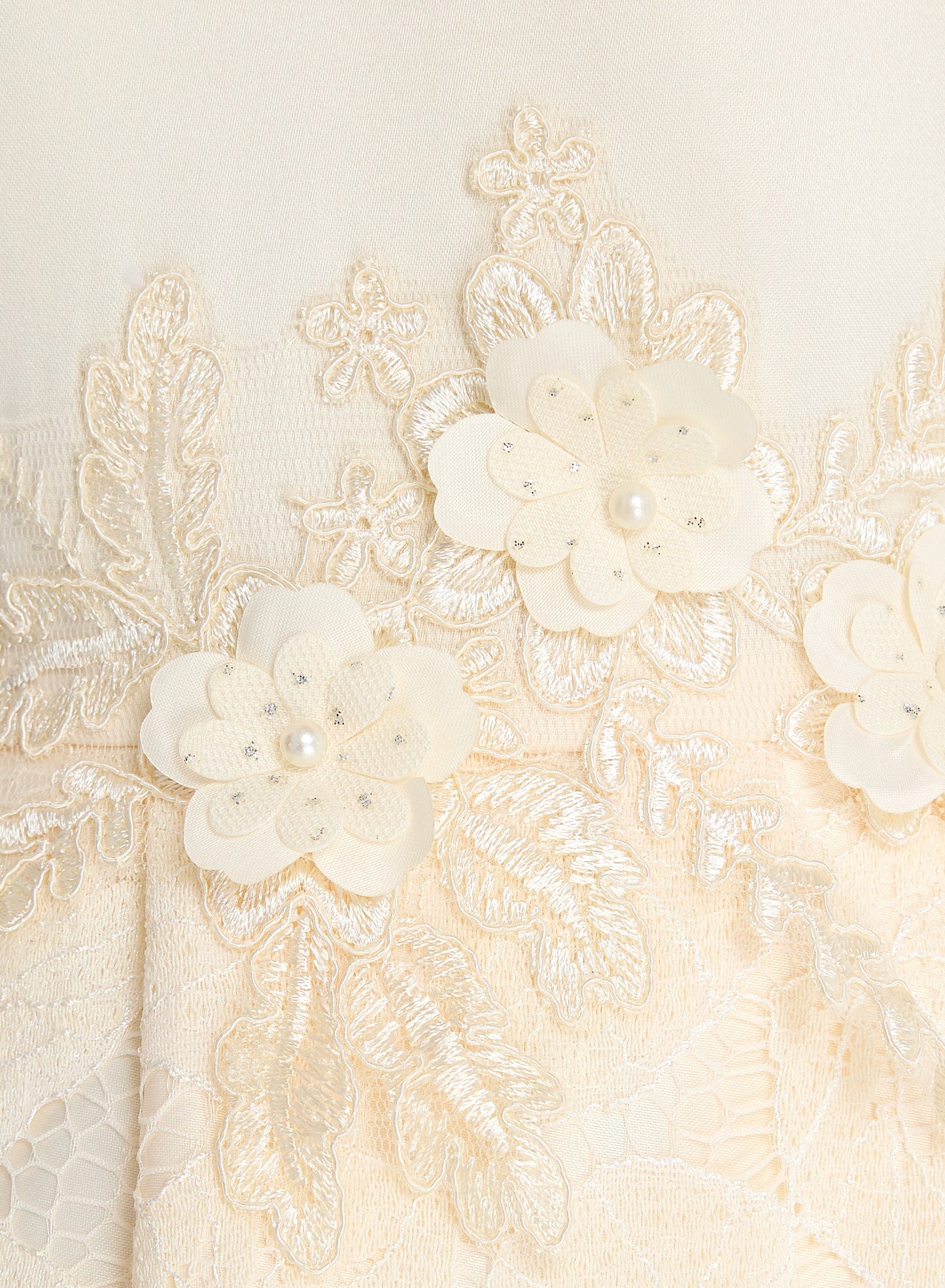 Chic Pink Satin & Lace Party Dress With Mesh & Decoration