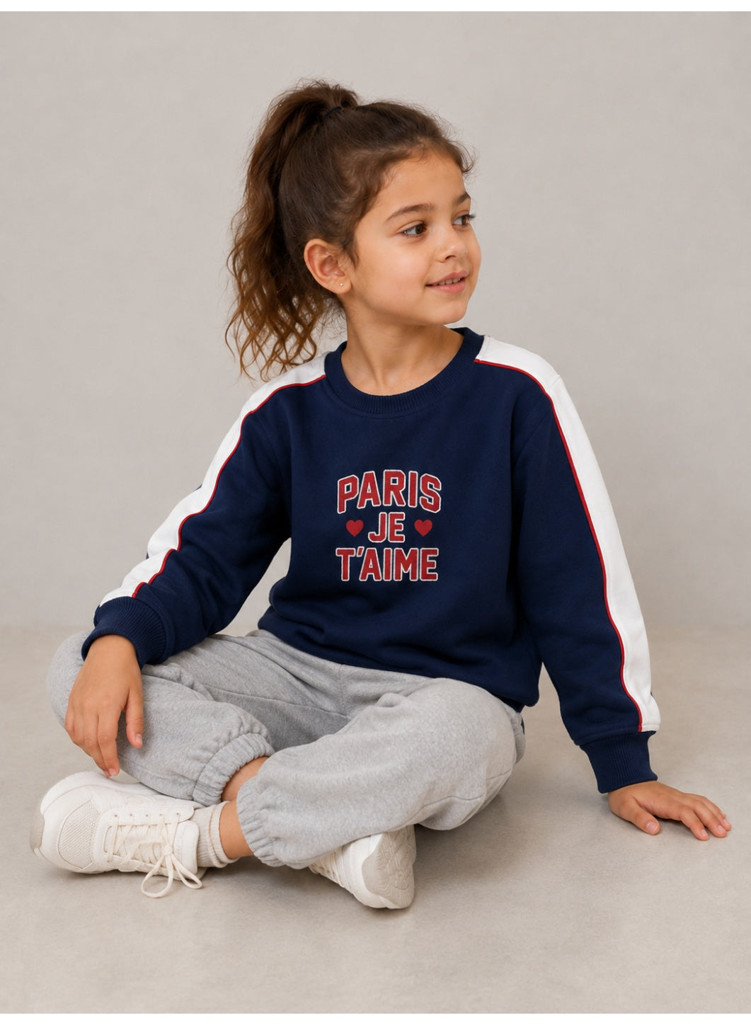 Girls Paris Graphic Pullover